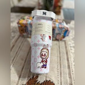 Stanley Kids Bottle with Fun Characters - White and Pink
